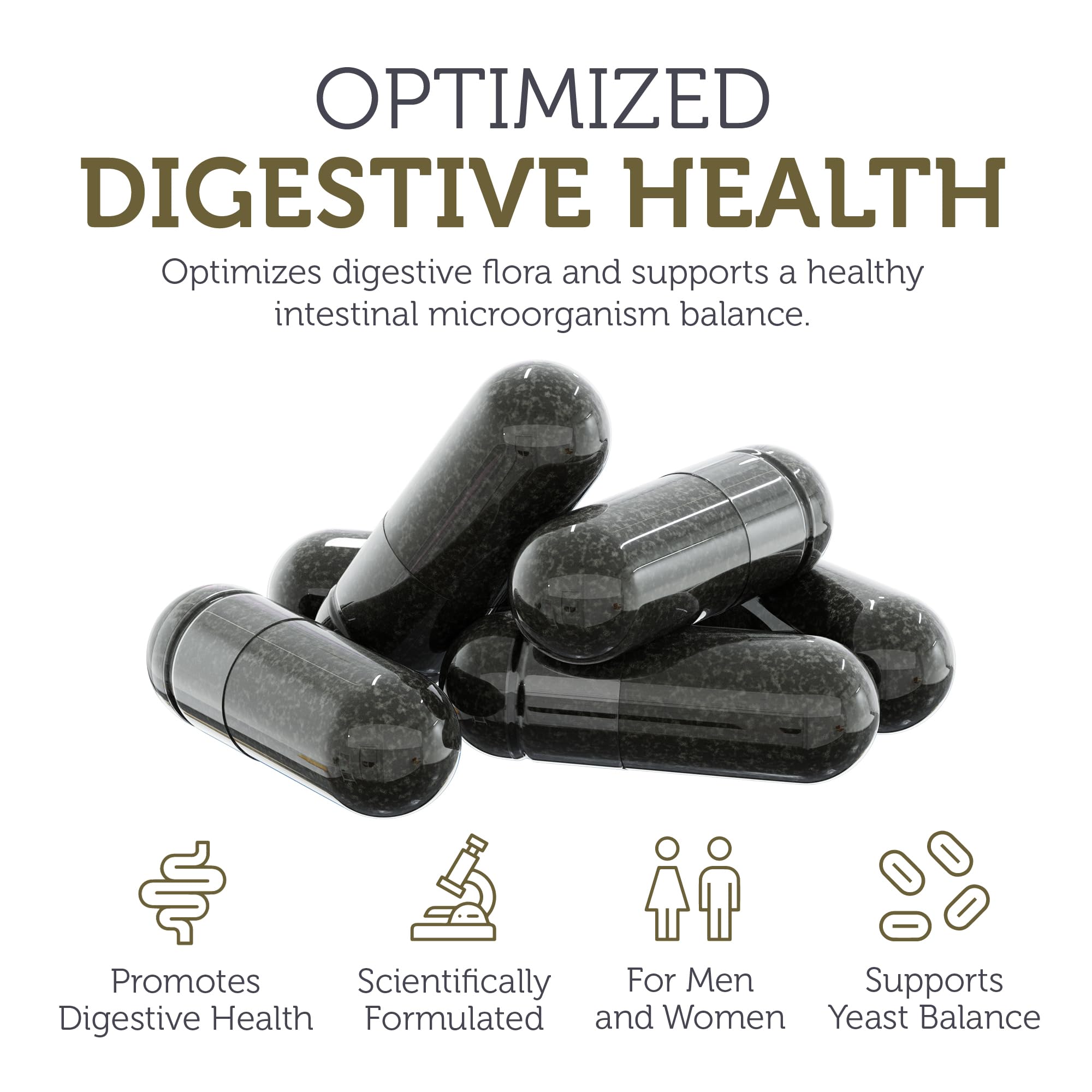 Zahler - CandAid Cleanse Digestive Health Supplement with Probiotics for Women & Men - Daily Adults, Men & Women Probiotic for Gut Health & Overgrowth - Kosher (60 Timed Release Capsules)