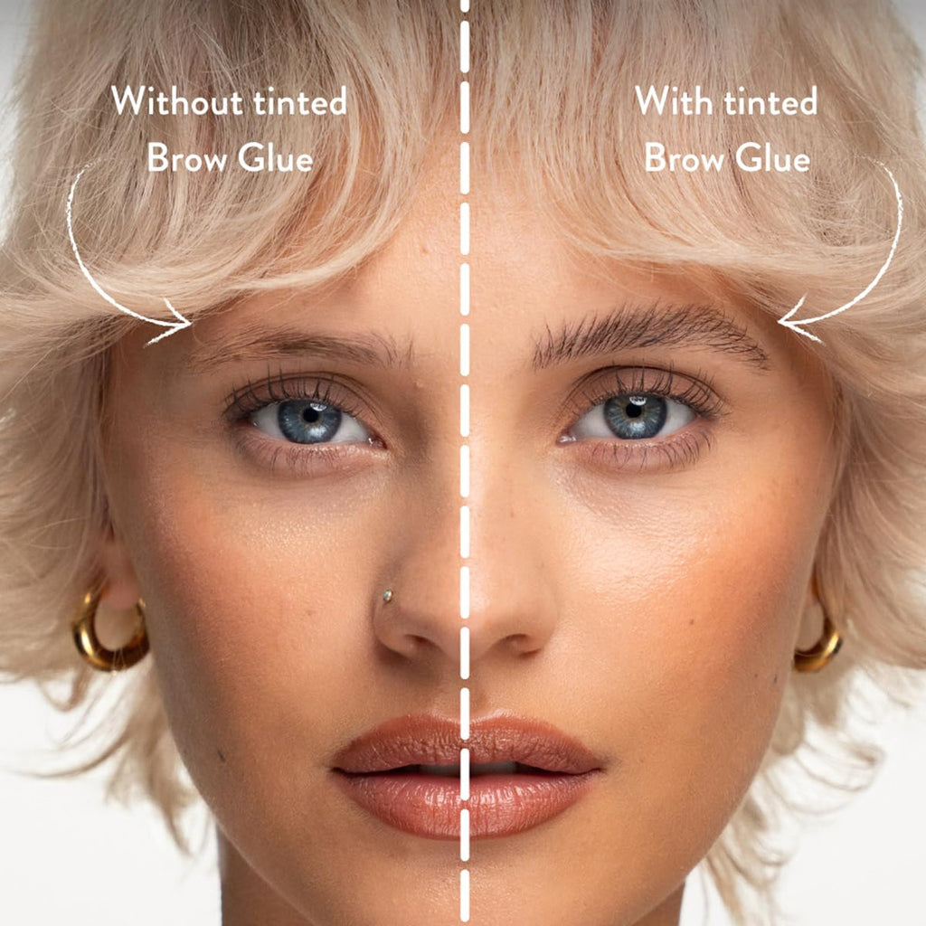 HD BROWS Brow Glue Brow Setting Gels Extreme Hold Gel, Dark Brown/Black