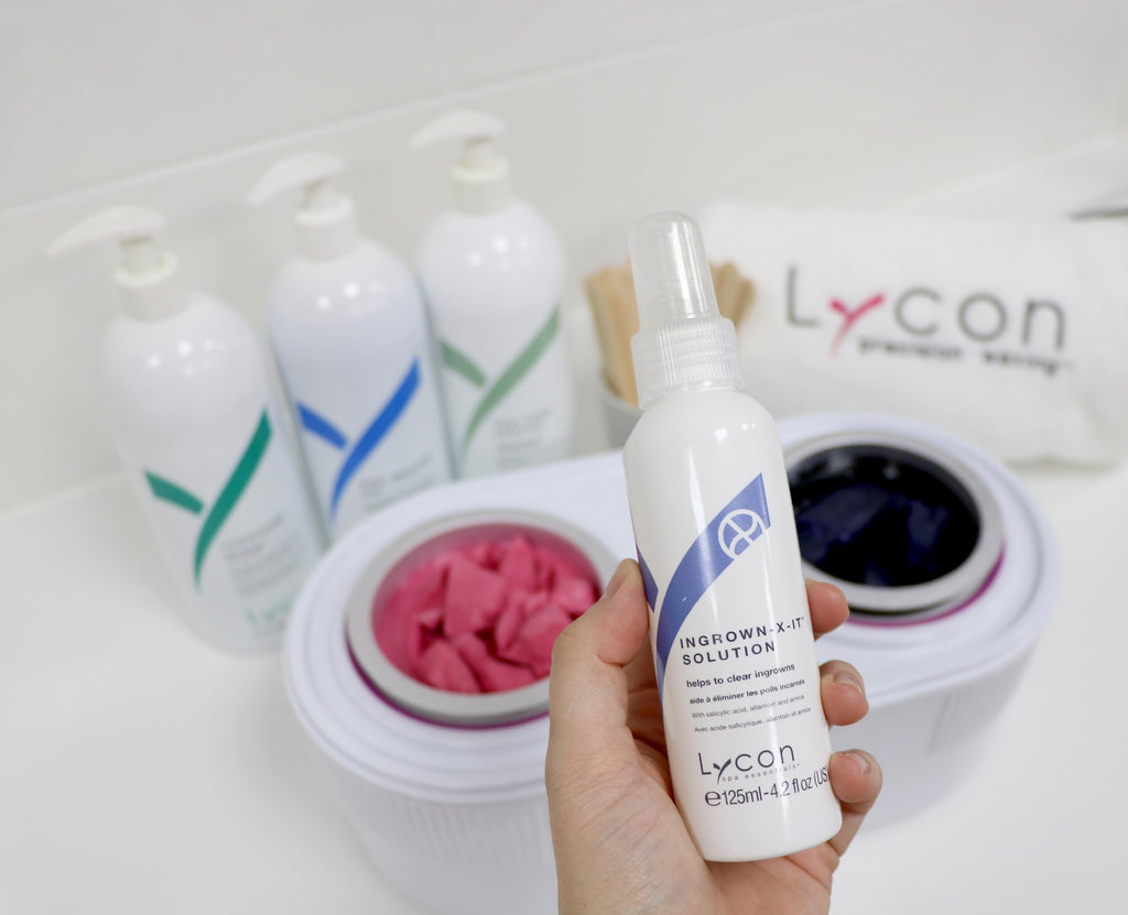 Lycon Ingrown-X-It Solution, Ingrown Hair Serum Spray Gently Soothes After Waxing, Shaving, and More, 4.2 oz