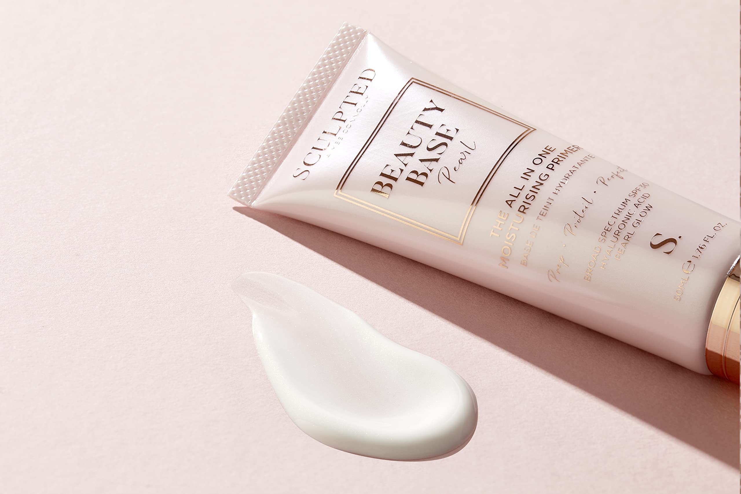 Sculpted By Aimee Beauty Base Pearl Primer - Radiant, Hydrating, SPF30 Protection, Pearl Finish, Unisex