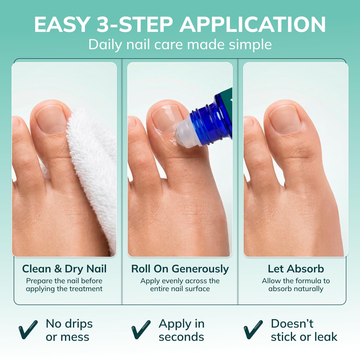 Swissklip Medi-Care Toenail Stick I KlearNail Treatment | Natural Solution for Healthy Nails I Suitable For Foot, Toe, and Fingernail I For Brittle Toenails – 10ml / 0.3 Fl. Oz. Pack 2 - Made in USA