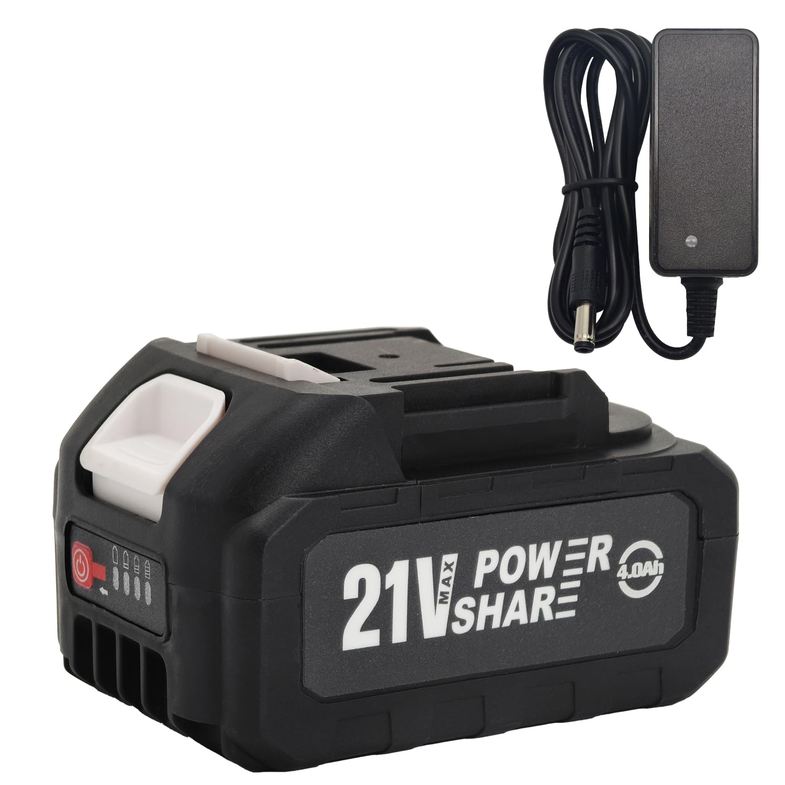 MIMYTH 21V Battery Replacement & Supplement Cordless Power Tools (Cordless Pressure Washer), 21 Volt Lithium Battery with Power Chargers, Cordless Tool Battery Packs