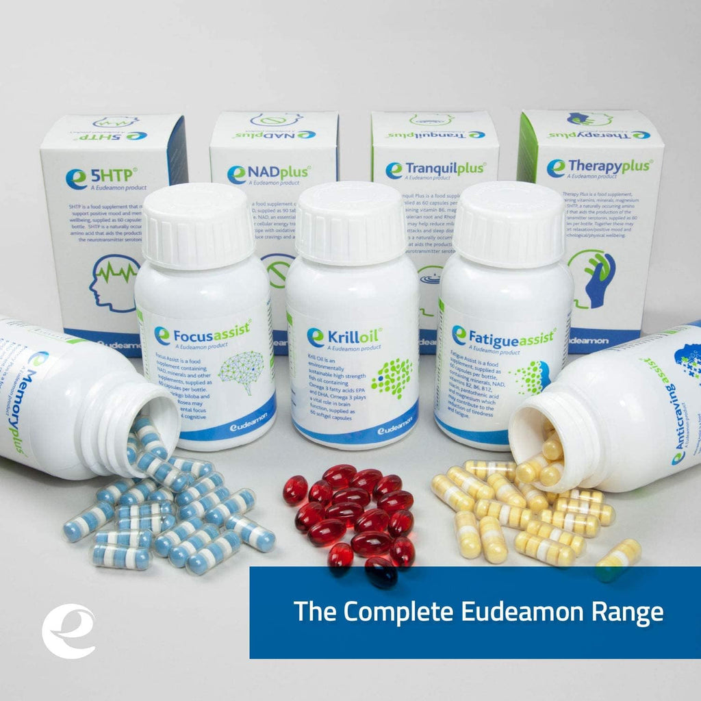 Eudeamon Anticraving Assist | High Strength NAD | Designed to Control and Eliminate Cravings | Anti Addiction | 60 Capsules | Suitable for Vegetarians