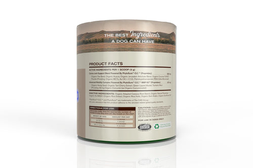 Badlands Ranch by Katherine Heigl- Super Mobility Canine Supplement Organic Ingredients Helps Maintain Healthy Cartilage, Optimal Joint Function (90 Grams, 30 Scoops)