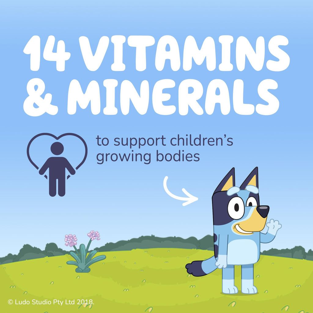 Bluey Kids Multivitamin Gummies for Children – 30 Vitamin Gummies