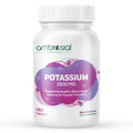 Ambrosial Potassium Chloride 1500 mg – High Strength Potassium Supplement – 778 mg Elemental Potassium – Daily Mineral Support for Muscle, Nerve & Balance – UK Made, GMP Certified – 180 Tablets