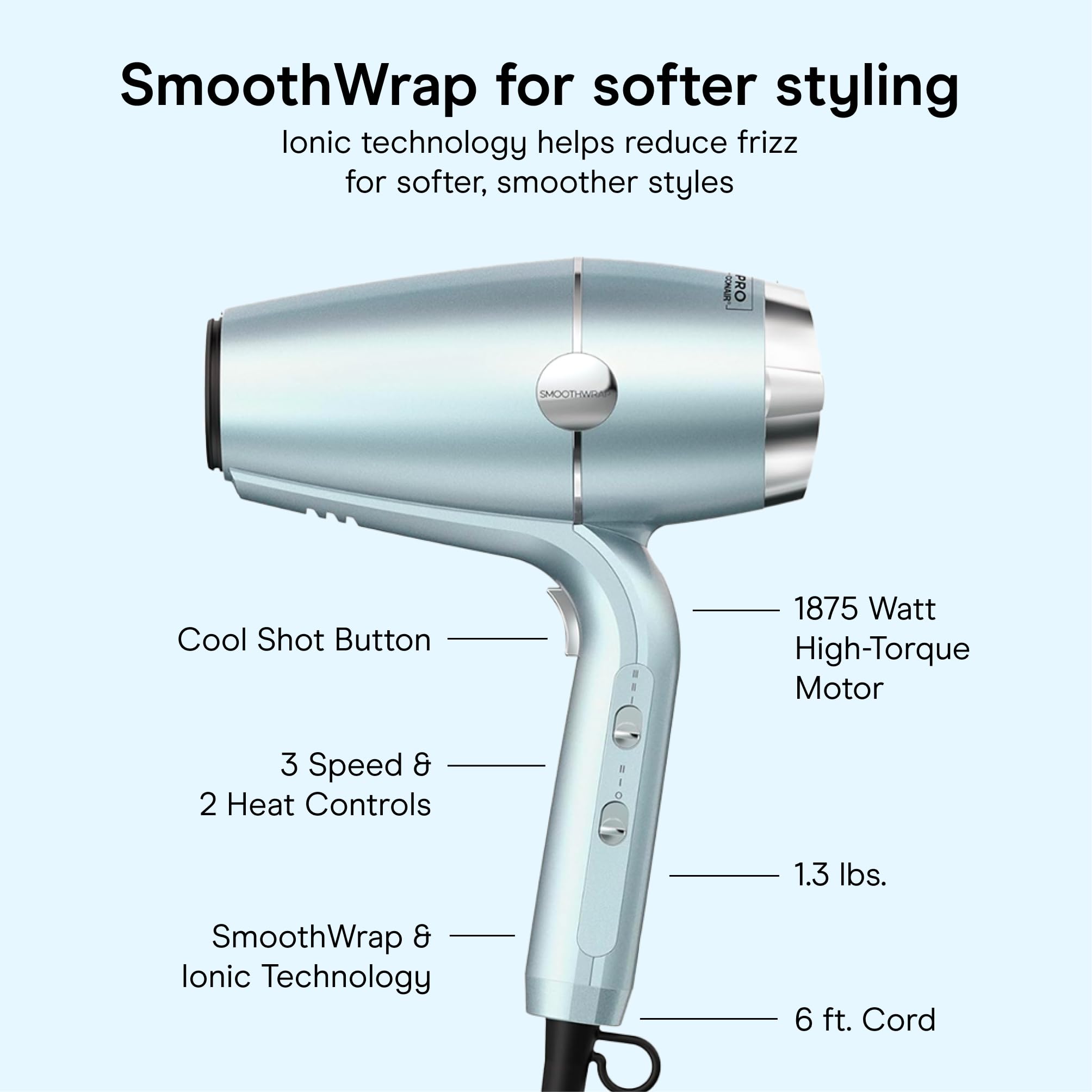Conair SmoothWrap Hair Dryer