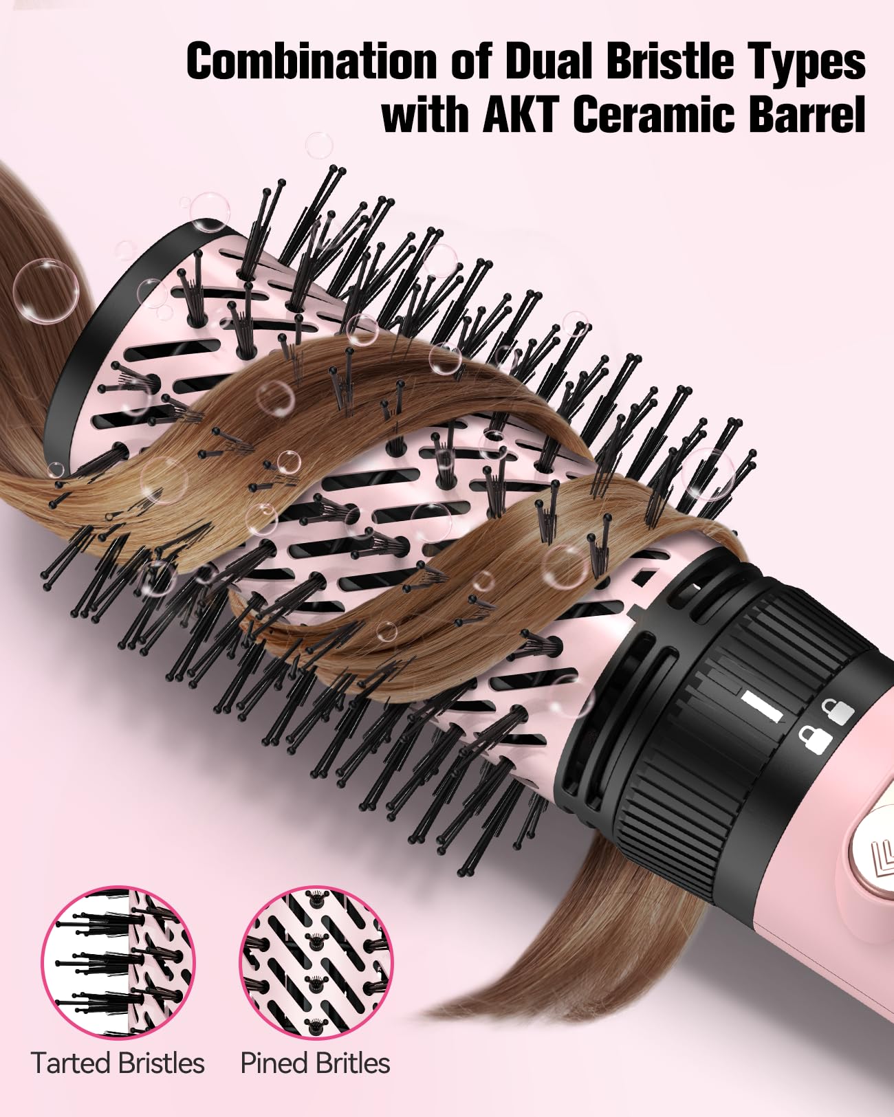 Farery Hot Air Brush, One-Step Volumizer, Pink