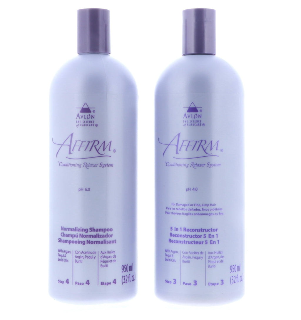 Avlon Affirm 5 In 1 Reconstructor 32 Ounce + Normalizing Shampoo 32 Ounc