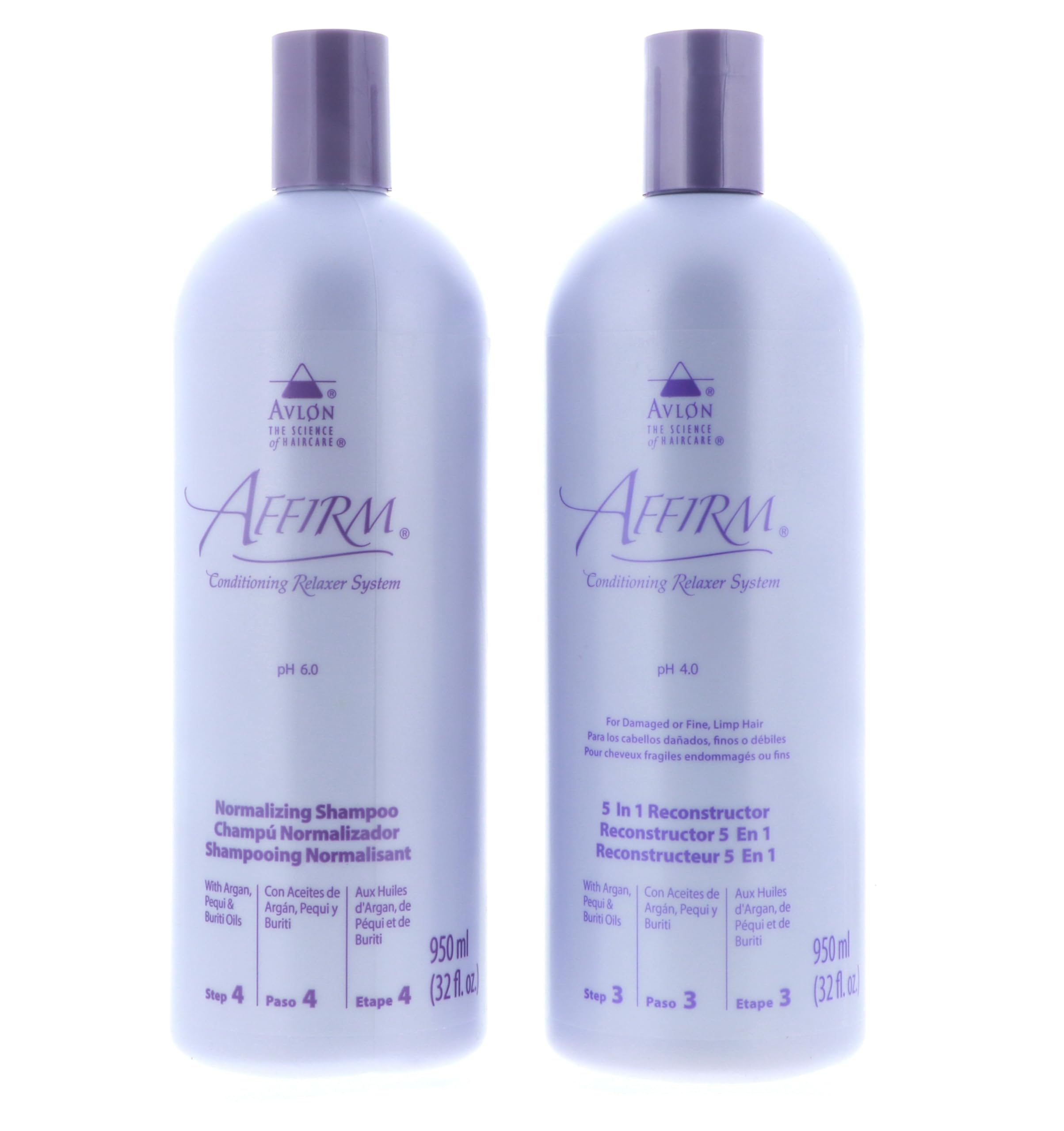 Avlon Affirm 5 In 1 Reconstructor 32 Ounce + Normalizing Shampoo 32 Ounc