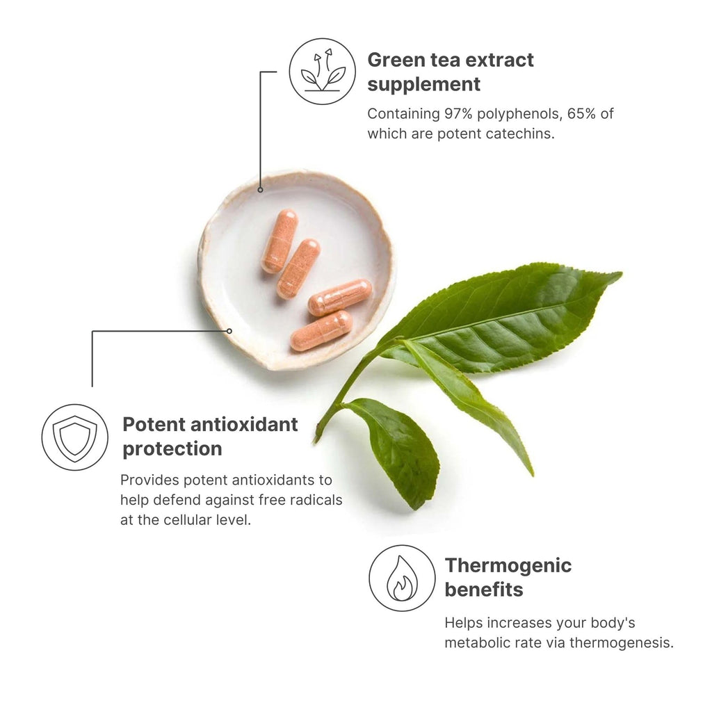 Nu Skin Pharmanex Tēgreen 97 | 30ct | Premium Green Tea Extract Capsules, Powerful Antioxidant & Metabolic Booster with Digestive Enzymes, Essential for a Healthy Lifestyle