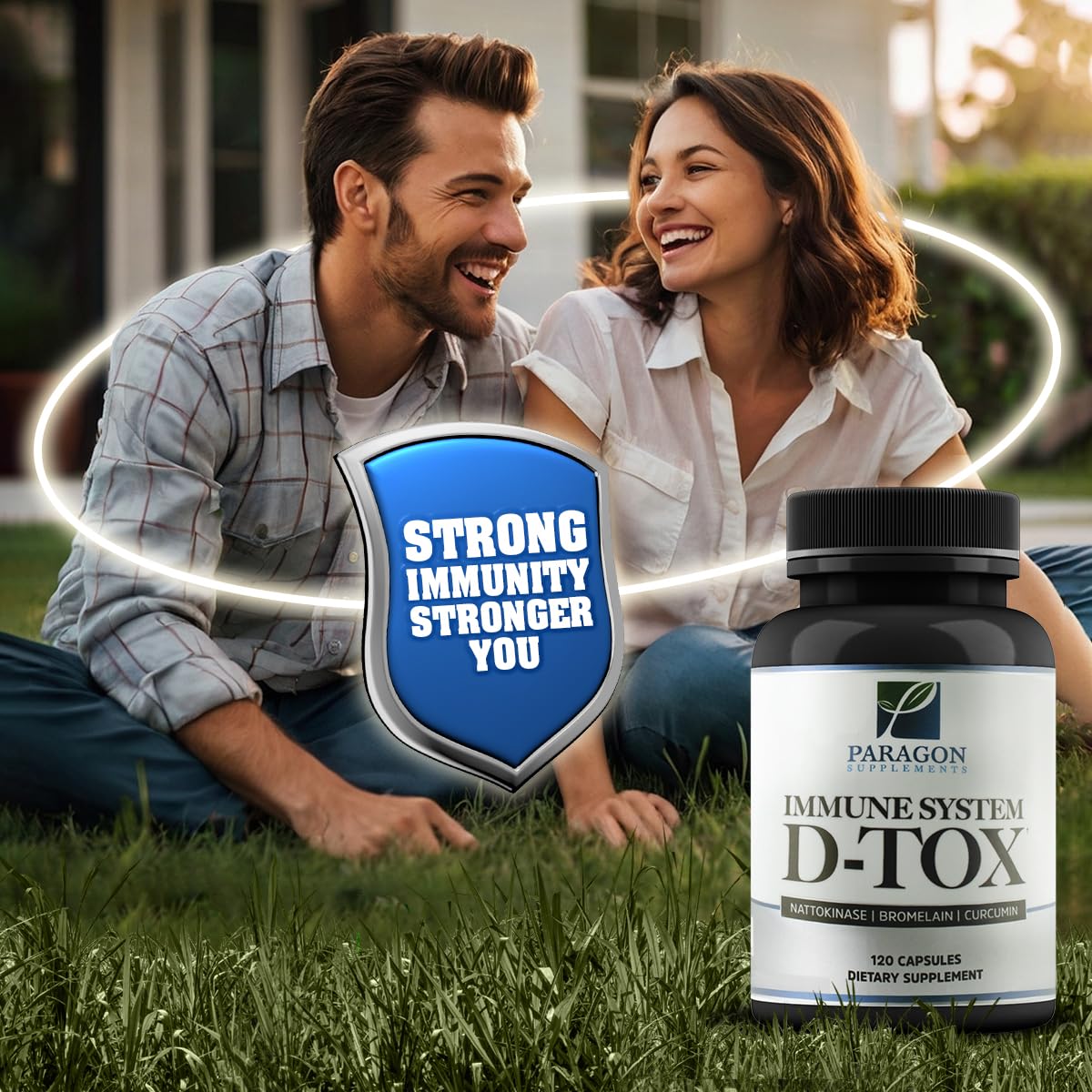 Spike Protein Removal - Original Spike Detox Formula with Nattokinase, Bromelain & Curcumin - 3-in-1 Immune System Supplement - Non-GMO, Vegan, Gluten-Free, Made in USA - 120 Capsules (30 Day Supply)
