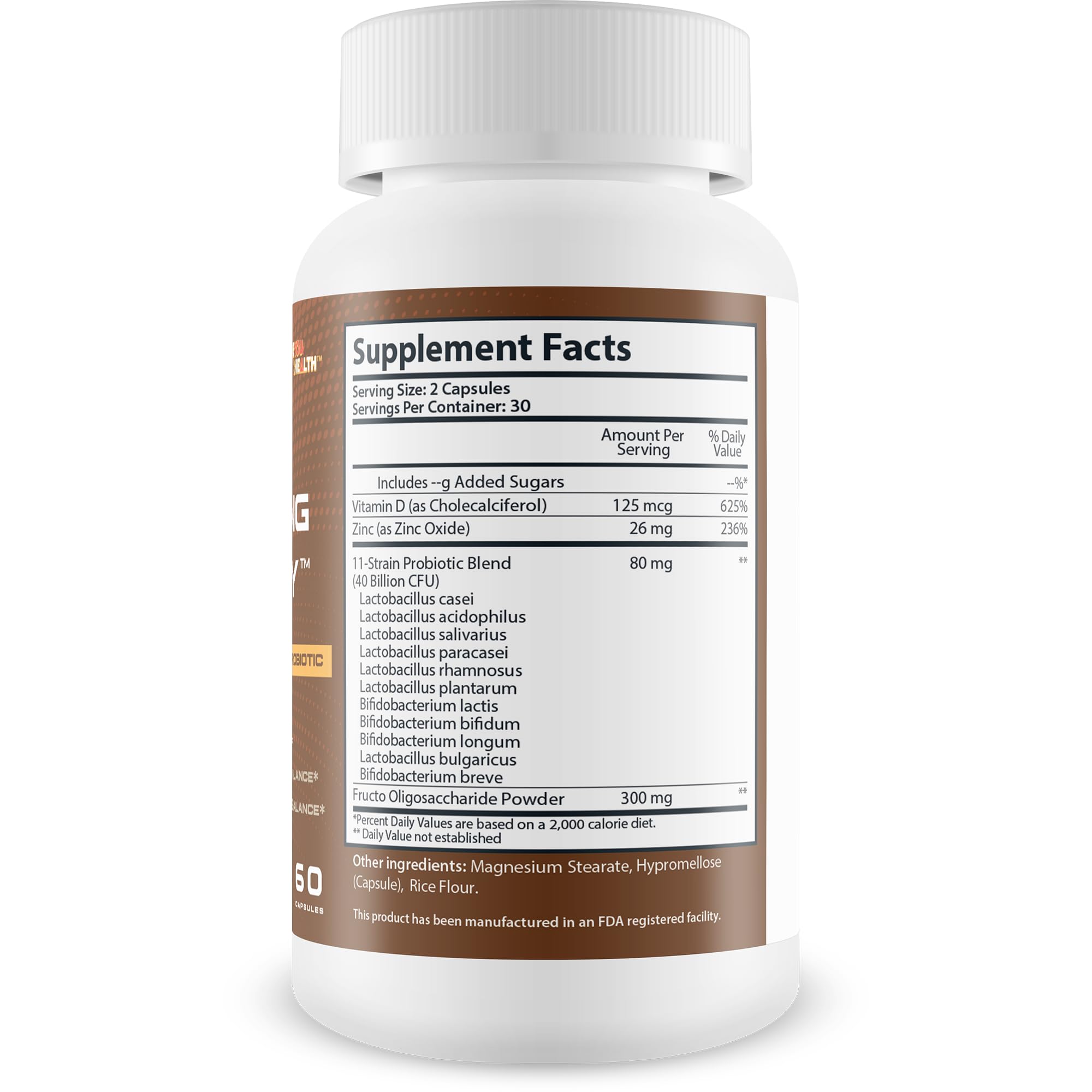 Pro Gut-Lung Therapy - Probiotic Mood Support - Defense + Recovery Probiotic - Support Balanced Mood - Support Gut Probiotic Balance - Support Lung Probiotic Balance - Overall Health Support