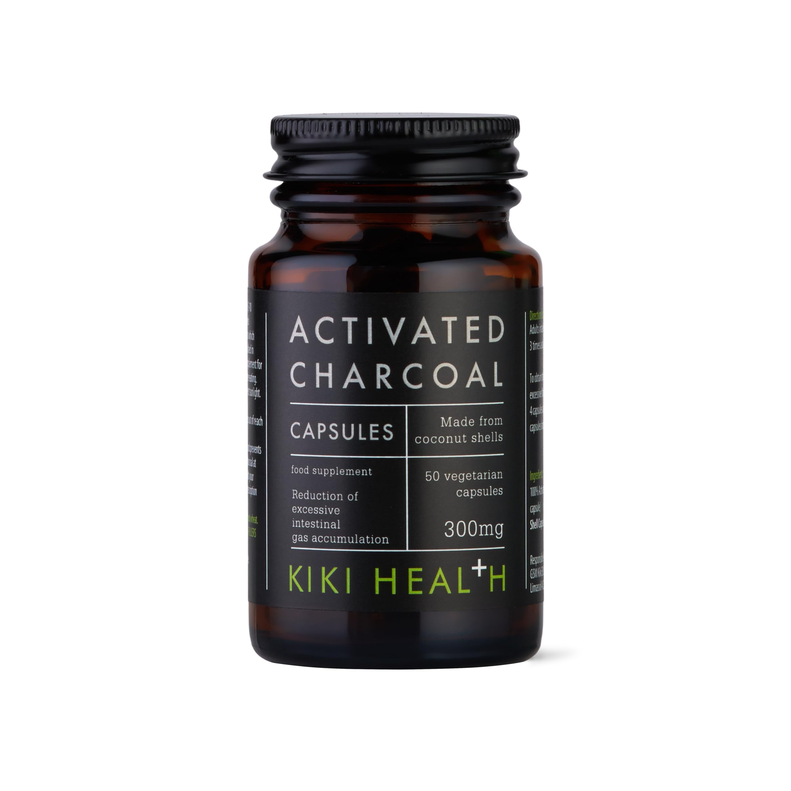 Activated Charcoal Capsules by KIKI Health