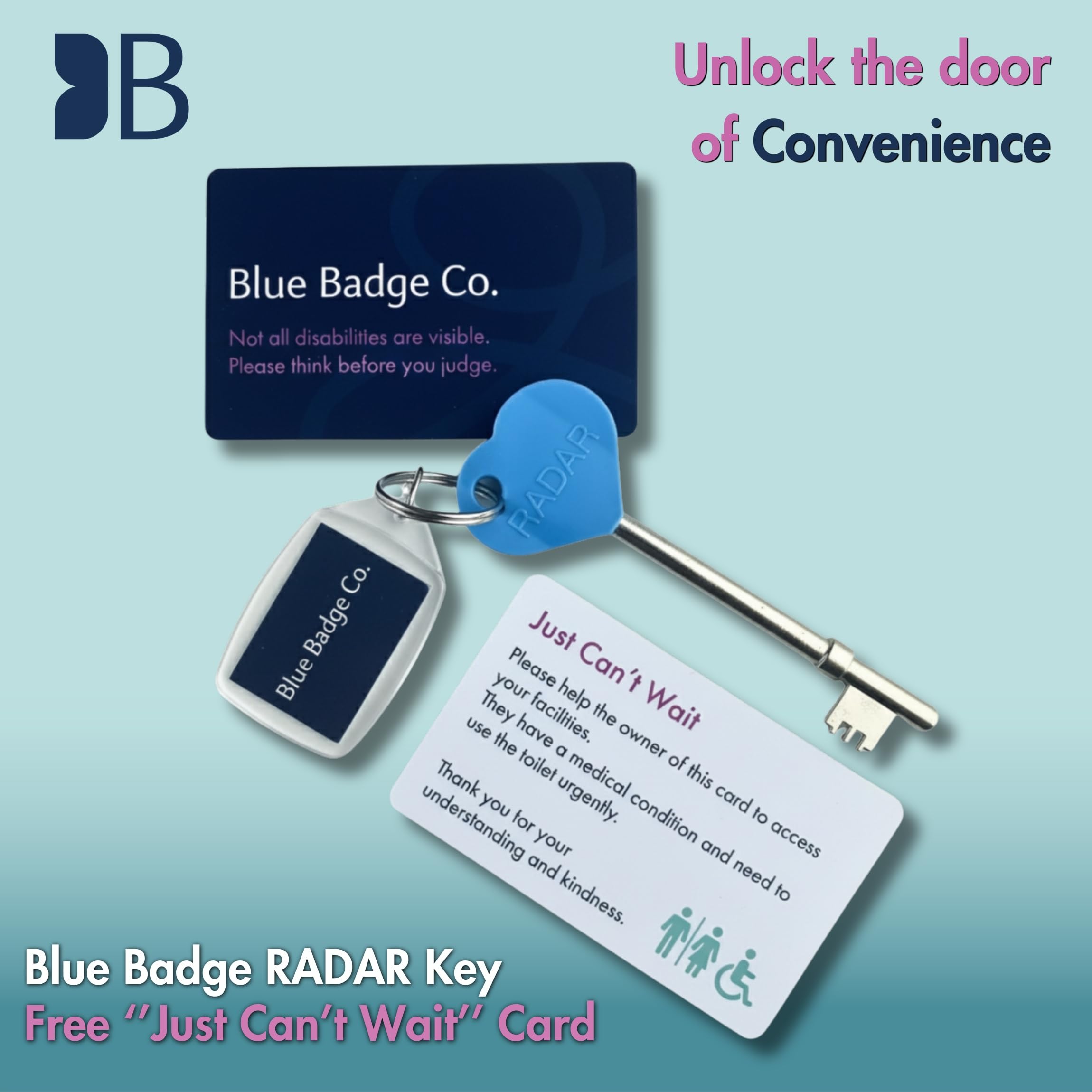 Blue Badge Co Genuine NKS Radar Key for Disabled Toilets