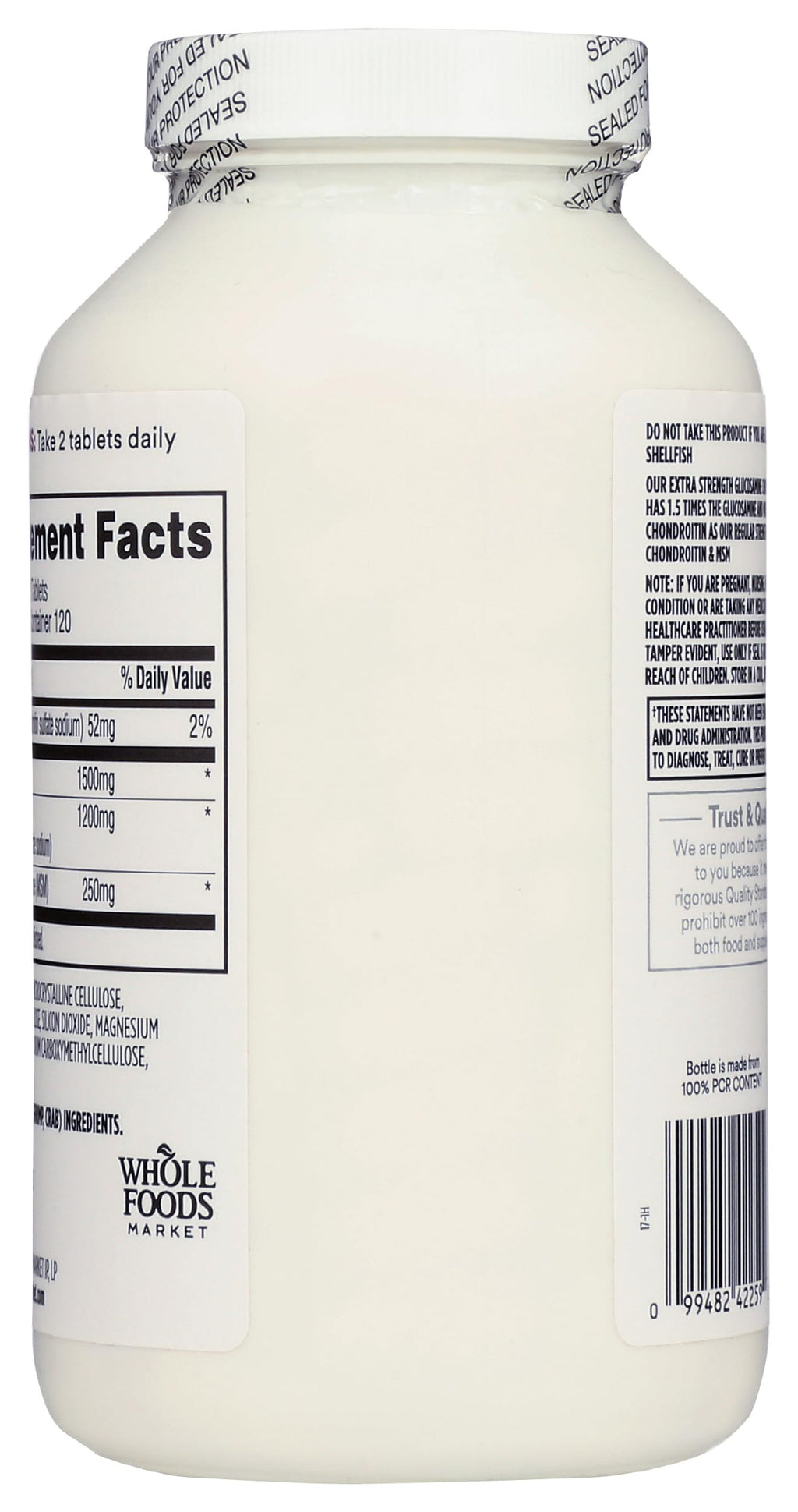 365 by Whole Foods Market, Glucosamine Chondroitin X Strength MSM, 240 Tablets