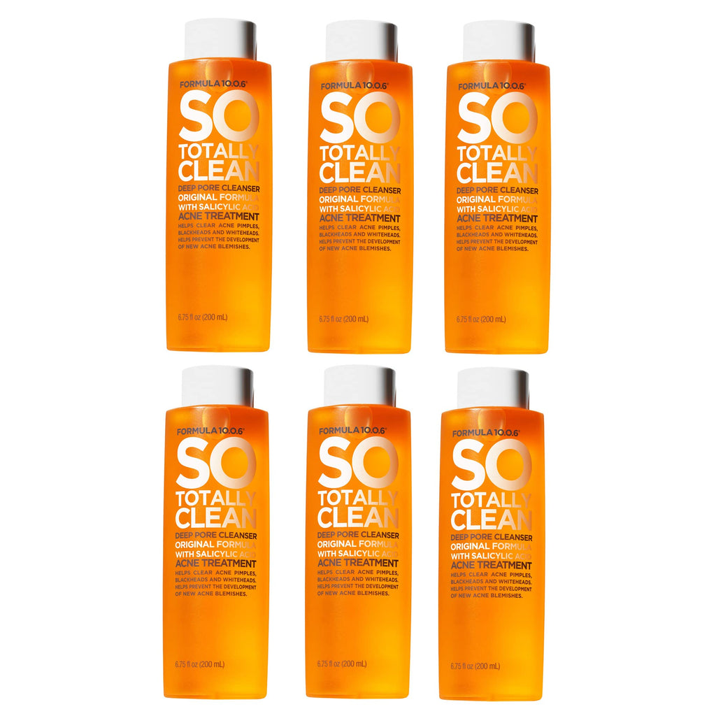 FORMULA 10.0.6 So Totally Clean Deep Pore Cleanser 6.75 fl oz (200ml) 6-Pack