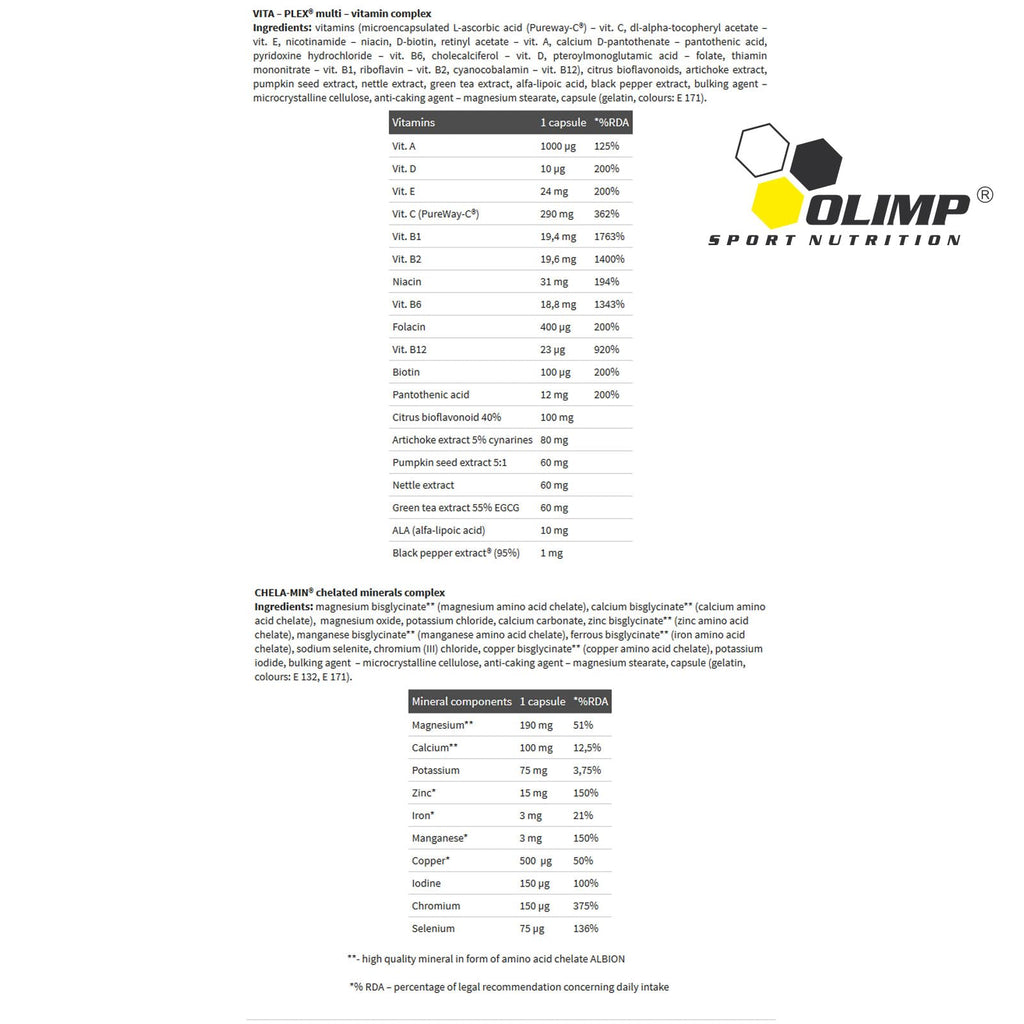 Olimp Sports Nutrition Vita-min Multiple Sport 60 Caps