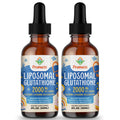 Prunucis 2000MG Liposomal Glutathione Liquid, 98% Absorption, Active Form L-Glutathione Supplement, Vegan Friendly, Powerful Antioxidant Complex for Immune System, Aging Defense, Detox, 4 FL.OZ