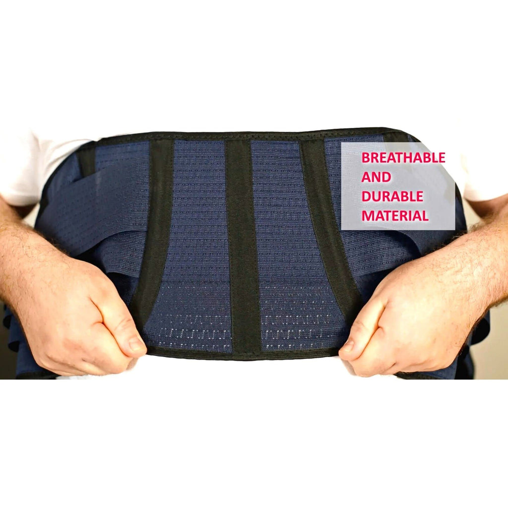 AVESTON Kidney Belt Back Support Brace for Motorcycle Riding Motocross for Men/Women X-Large size fits Circumference 41 – 48 inch around belly