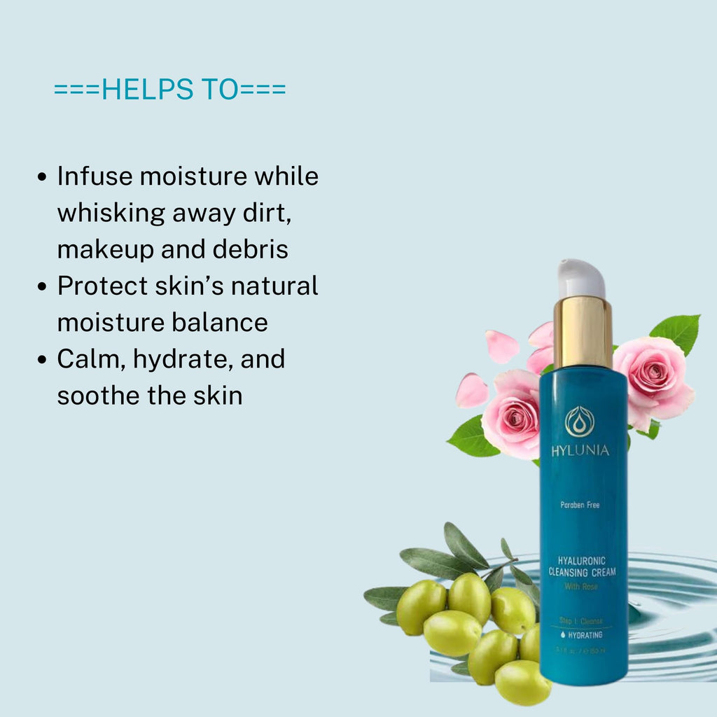 Hylunia Hyaluronic Cleansing Cream, 5.1 FL oz