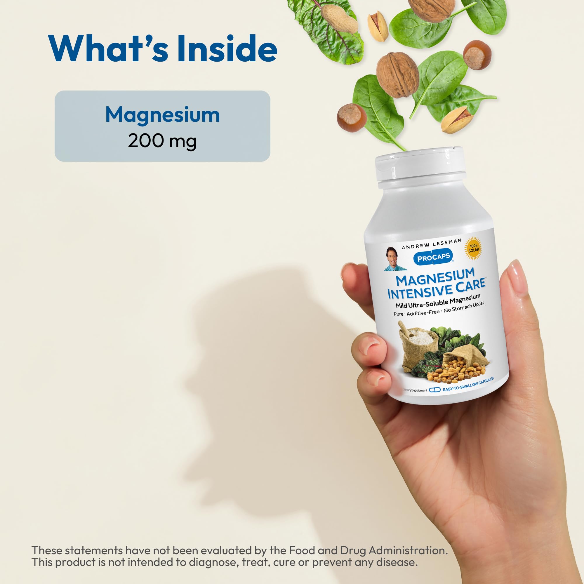 Andrew Lessman ProCaps Magnesium Intensive Care 200 mg 250 Capsules