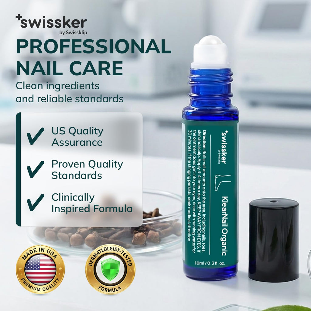 Swissklip Medi-Care Toenail Stick I KlearNail Treatment | Natural Solution for Healthy Nails I Suitable For Foot, Toe, and Fingernail I For Brittle Toenails – 10ml / 0.3 Fl. Oz. Pack 2 - Made in USA