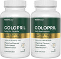 Colopril Colon Cleanse Dietary Supplement - Supports Cleansing of Bowels & Digestive Tract - Eases Constipation - Ginger Root, Lactobacillus, Psyllium & Magnesium Oxide - 90 Capsules (Pack of 2)