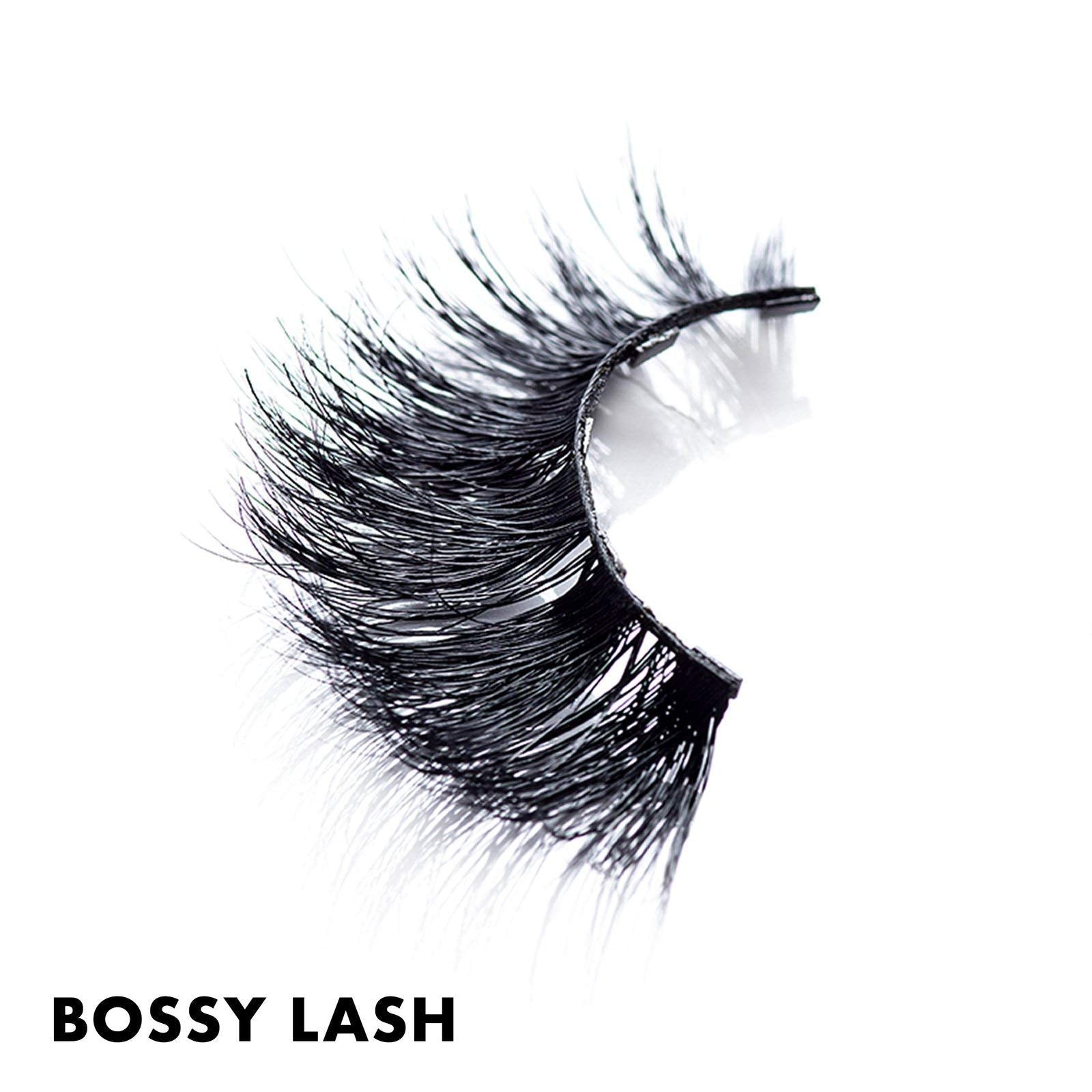 MoxieLash - Dramatic Kit - Liquid Magnetic Eyeliner, Three Sets of Premium Magnetic Lashes - Sassy, Money and Bossy Lash Sets - Up to 90 Wears - No Glue & Mess Free