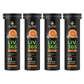 Auric Liv 365 Orange Effervescent Tablets | With Milk Thistle (Silymarin), Turmeric, Licorice, & Dandelion | Herbal Wellness Supplement | Plant-Based | 80 Tablets