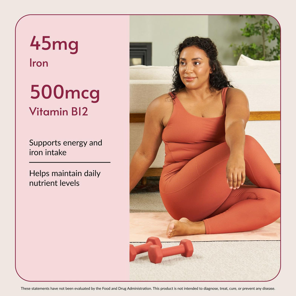 Bariatric Advantage Chewable Ultra Solo with Iron - Once-Per-Day Daily Multivitamin - for Bariatric Patients - with Thiamin, Vitamin A & More - Gluten Free - Citrus - 30 Tablets
