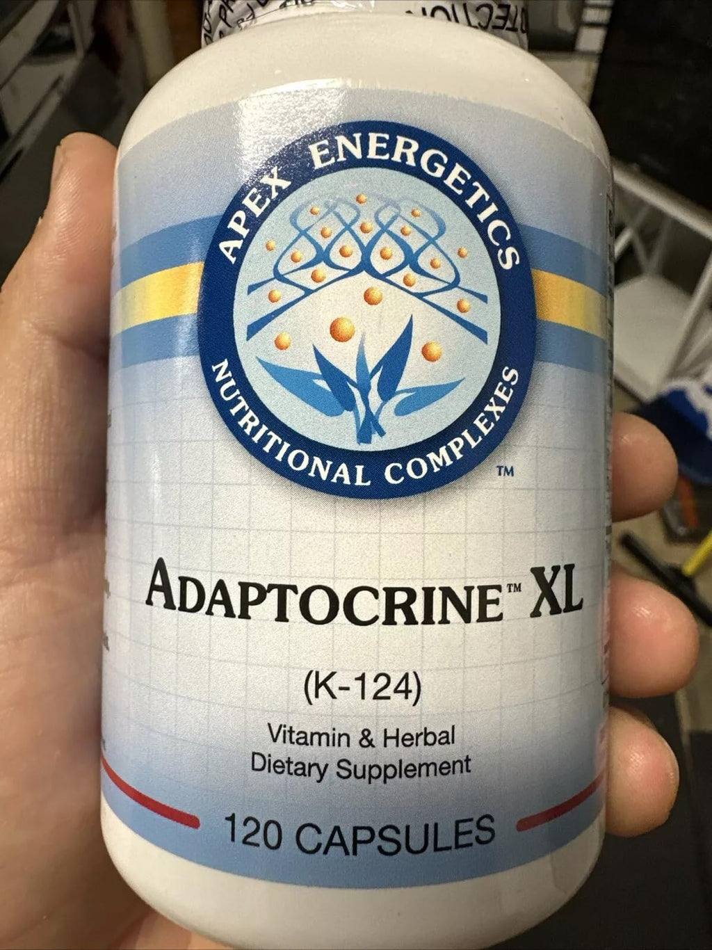 Apex Energetics Adapto-Crine XL (K-124) - 120 Capsules
