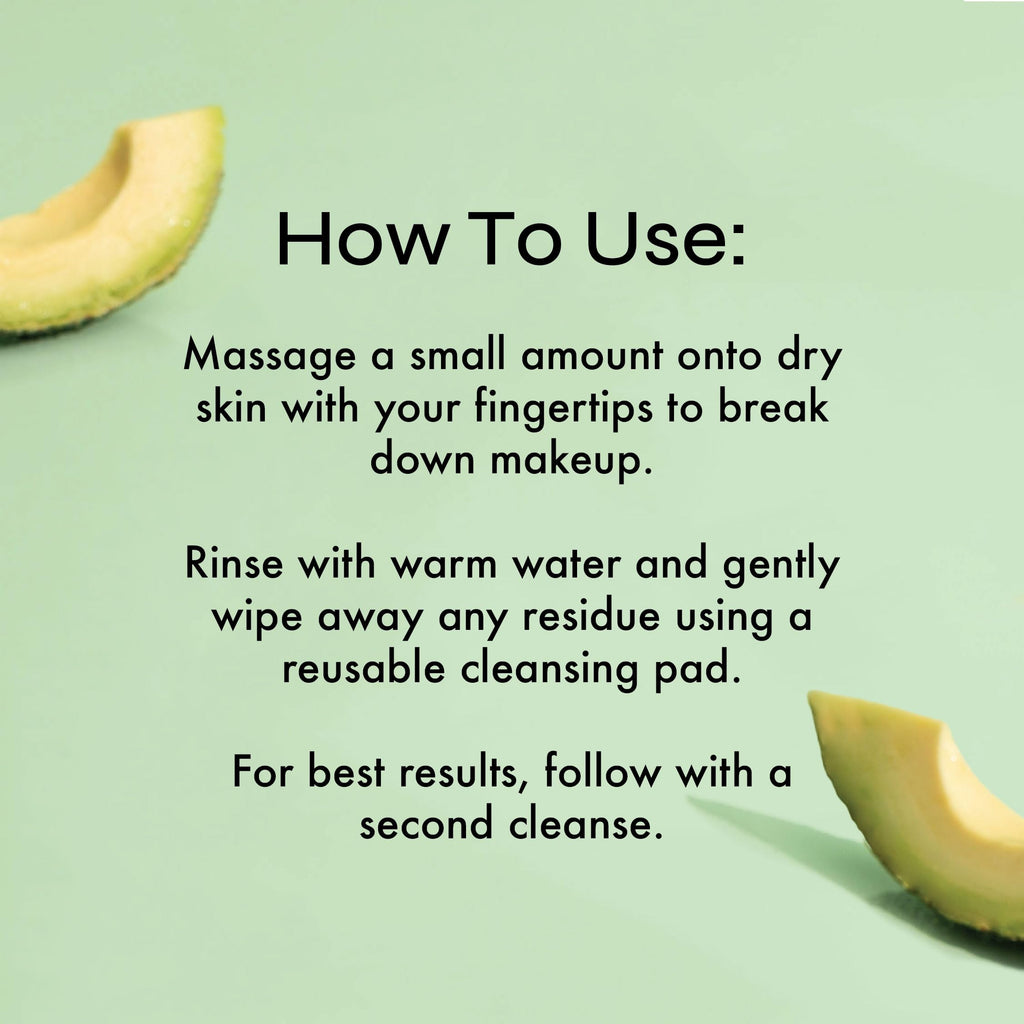 The Beauty Crop Avocado Refillable Cleansing Balm - Nourishing & Hydrating - 100 ml