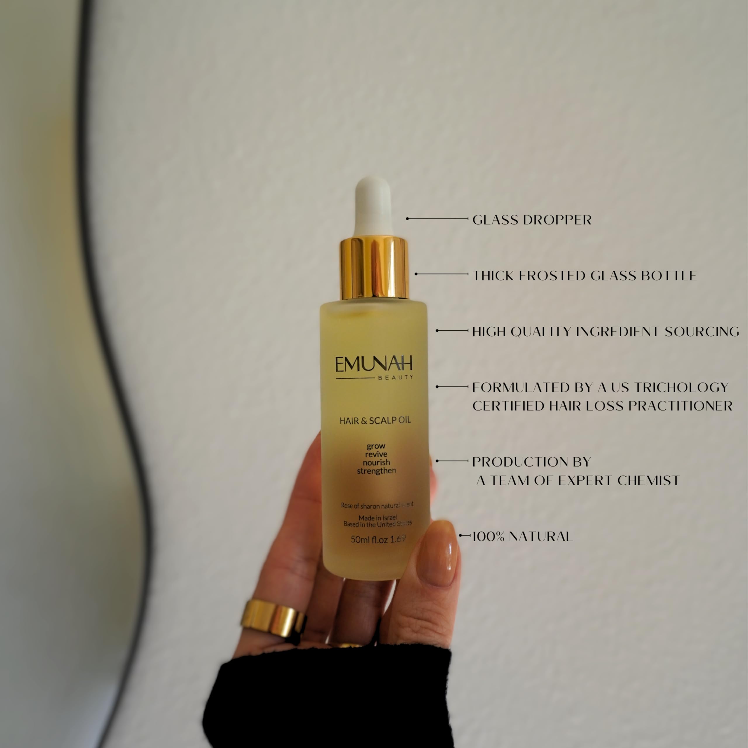 Emunah Beauty Hair Growth Oil Scalp Treatment