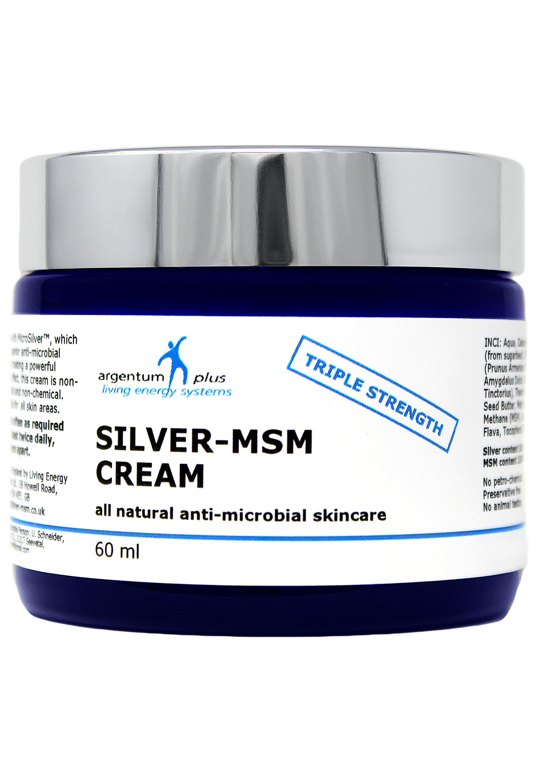 argentum plus - Colloidal Silver-MSM Cream 15 ml