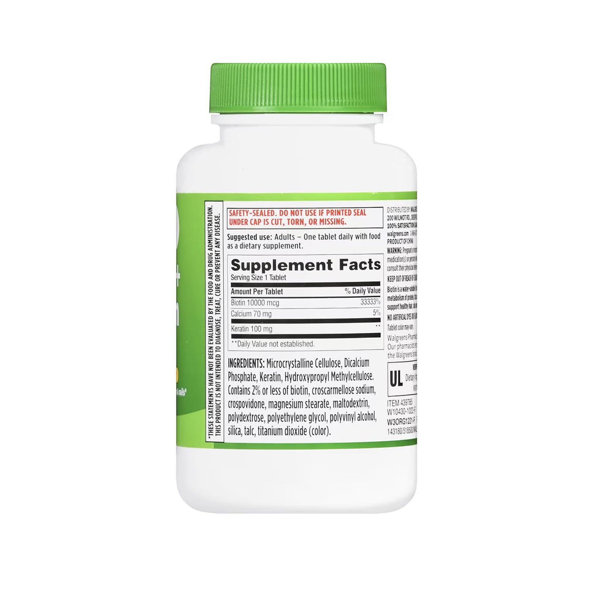 ZZP Finest Nutrition Biotin + Keratin 150 Tablets