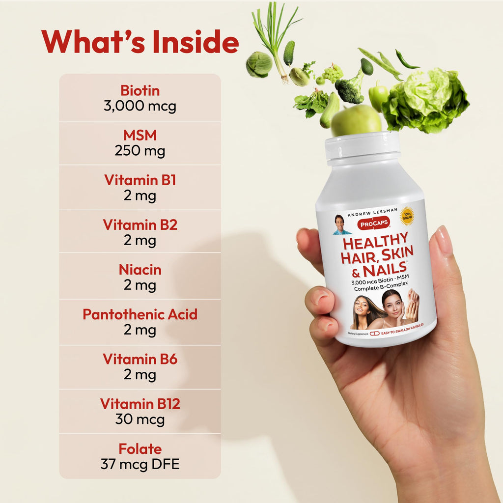 ANDREW LESSMAN ProCaps Healthy Hair, Skin & Nails 240 Capsules
