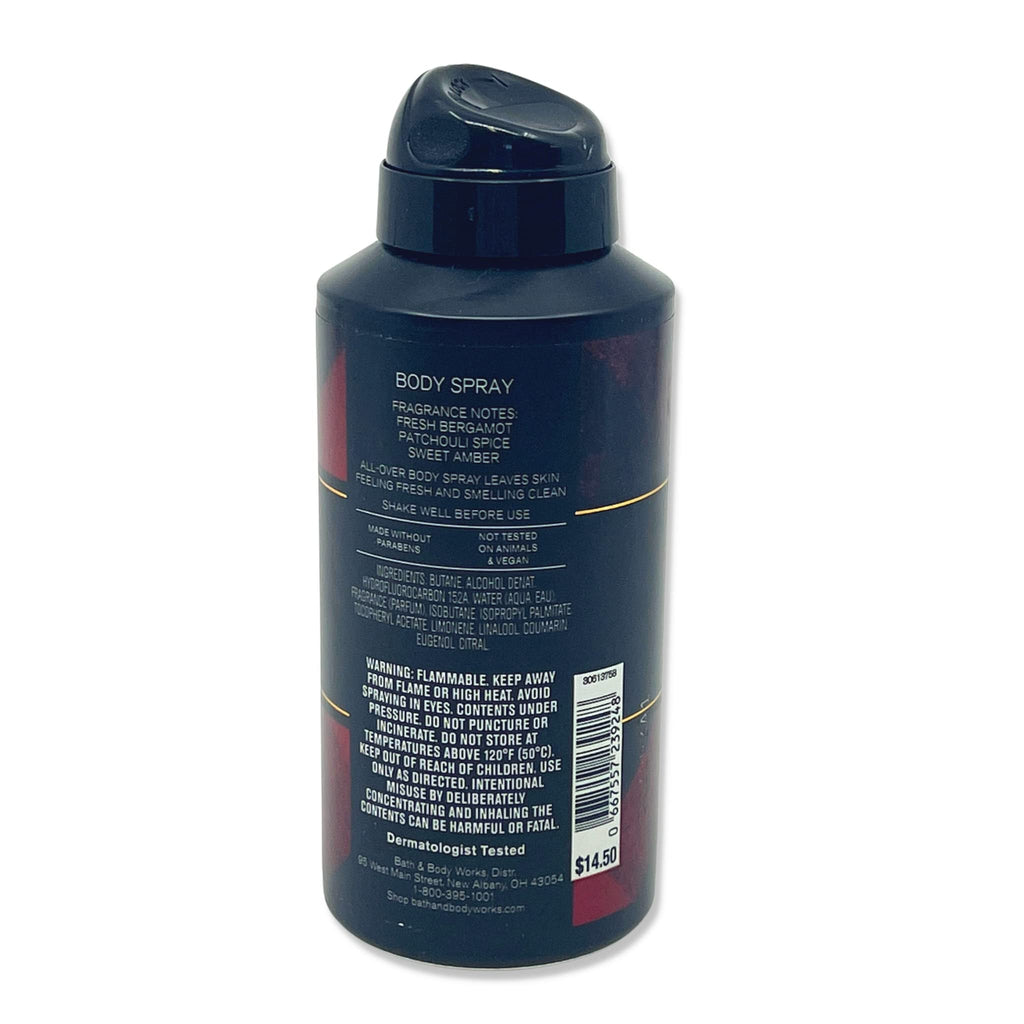 Bath & Body Works Classic Flannel - 2 pc Bundle - Body Spray & Body Cream - Men's Collection