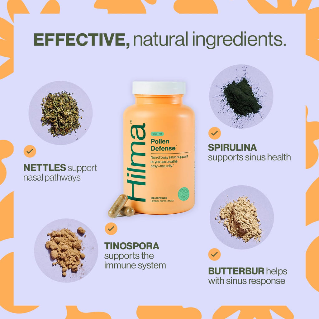Hilma Natural Sinus Support, 120 Vegan Capsules