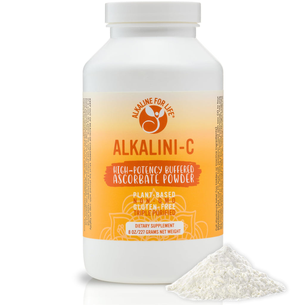 Alkaline for Life Alkalini-C Buffered Vitamin C Powder, Corn-Free