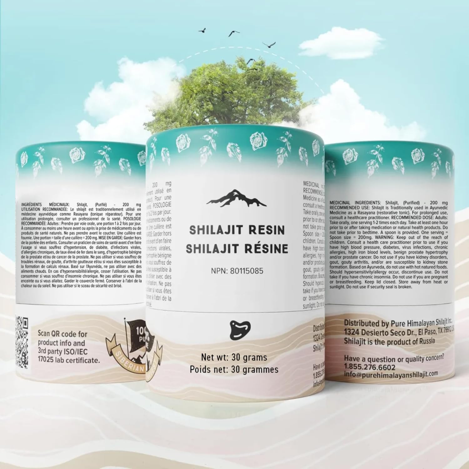 Pure Himalayan Shilajit | 100% Pure Natural Shilajit Grade A Max Potency 85+ Trace Minerals & Fulvic Acid | 3rd Party US Lab Tested | Resin | 30g