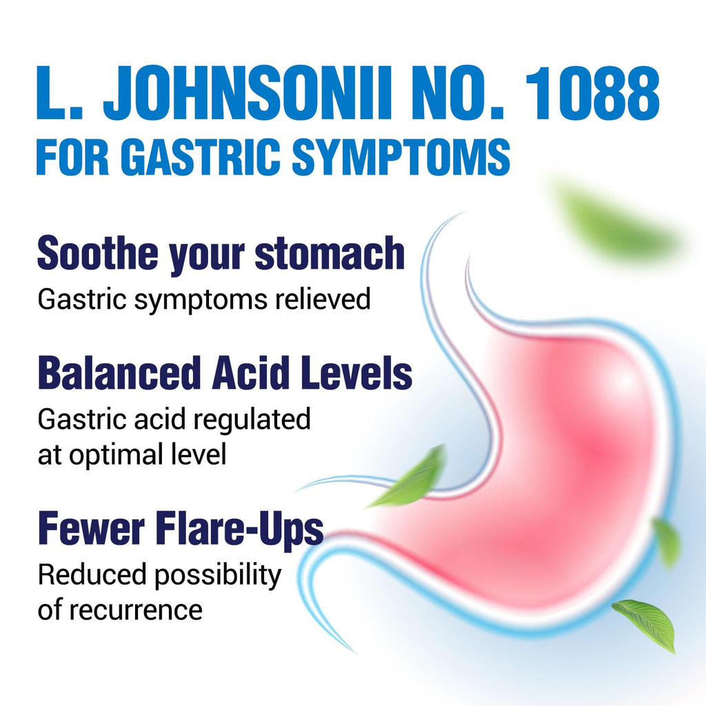 LABO Nutrition GASTRICELL Postbiotic Stomach Support — Patented Lactobacillus johnsonii No. 1088 with Bifidobacterium longum for Digestive Comfort, Gastric Wellness & Microbiome Support — 30 Sachets