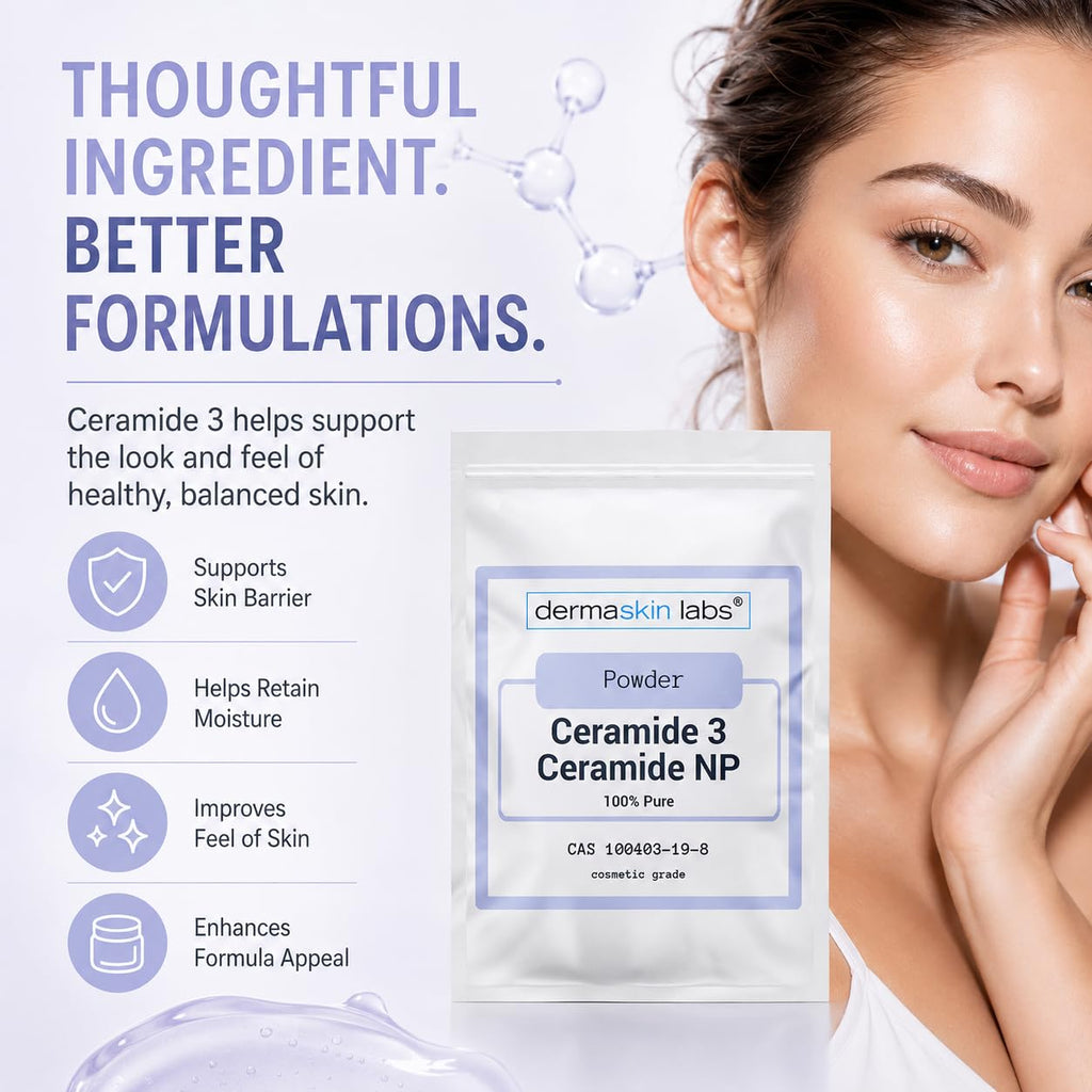 Ceramide 3 Powder Ceramide NP Cosmetic Grade Ceramides Make Your Own Skin Serum Cream Lotion Hair Mask