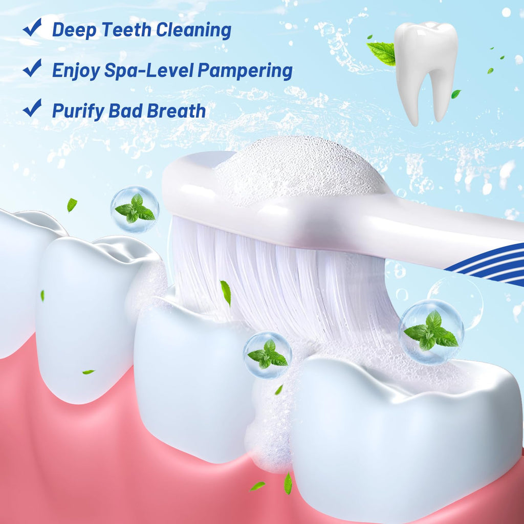 3pcs Hydroxyapatite Toothpaste UK,Fluoride-Free Formula,Mint Flavor(120g)