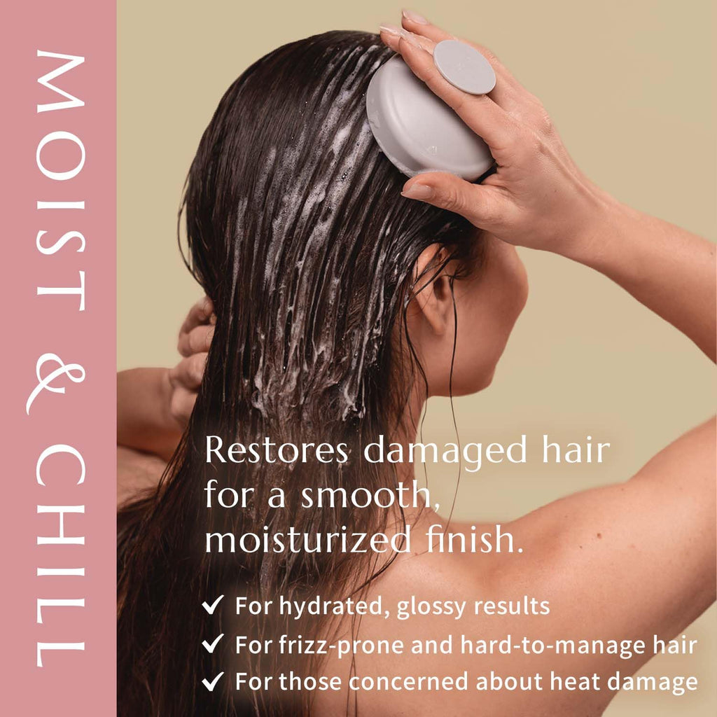 LIKOA, Moist and Chill Hydrating Treatment, Vegan, Halal, for Damaged and Frizzy Hair, Botanical Hair Care, Oriental Floral Scent, Made in Japan, 500g, 17.64oz