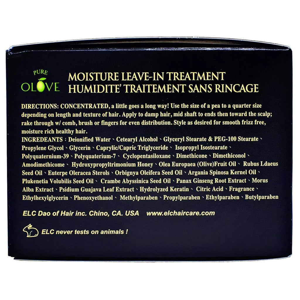 ELC Dao of Hair Pure Olove #3 Moisture Leave-In Treatment 5.07 oz / 150 ml