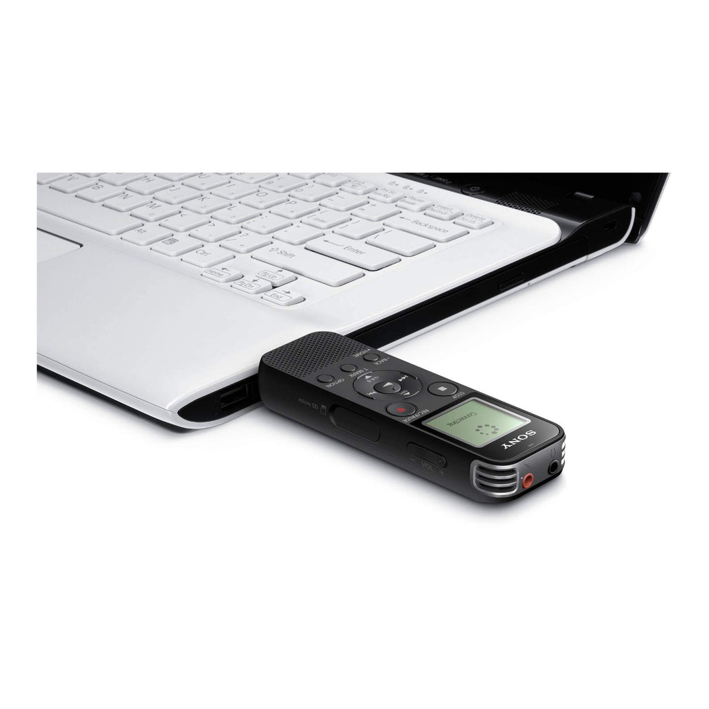 Sony ICD-PX470 Stereo Digital Voice Recorder with Built-in USB Voice Recorder, Black