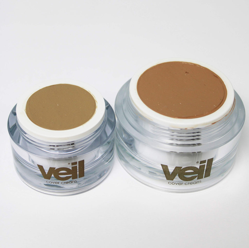 Veil Cover Cream | Traditional UK Camouflage Makeup | 30 Shades of Thick Handmade Concealer to cover your skin concern (10g) (No.3)