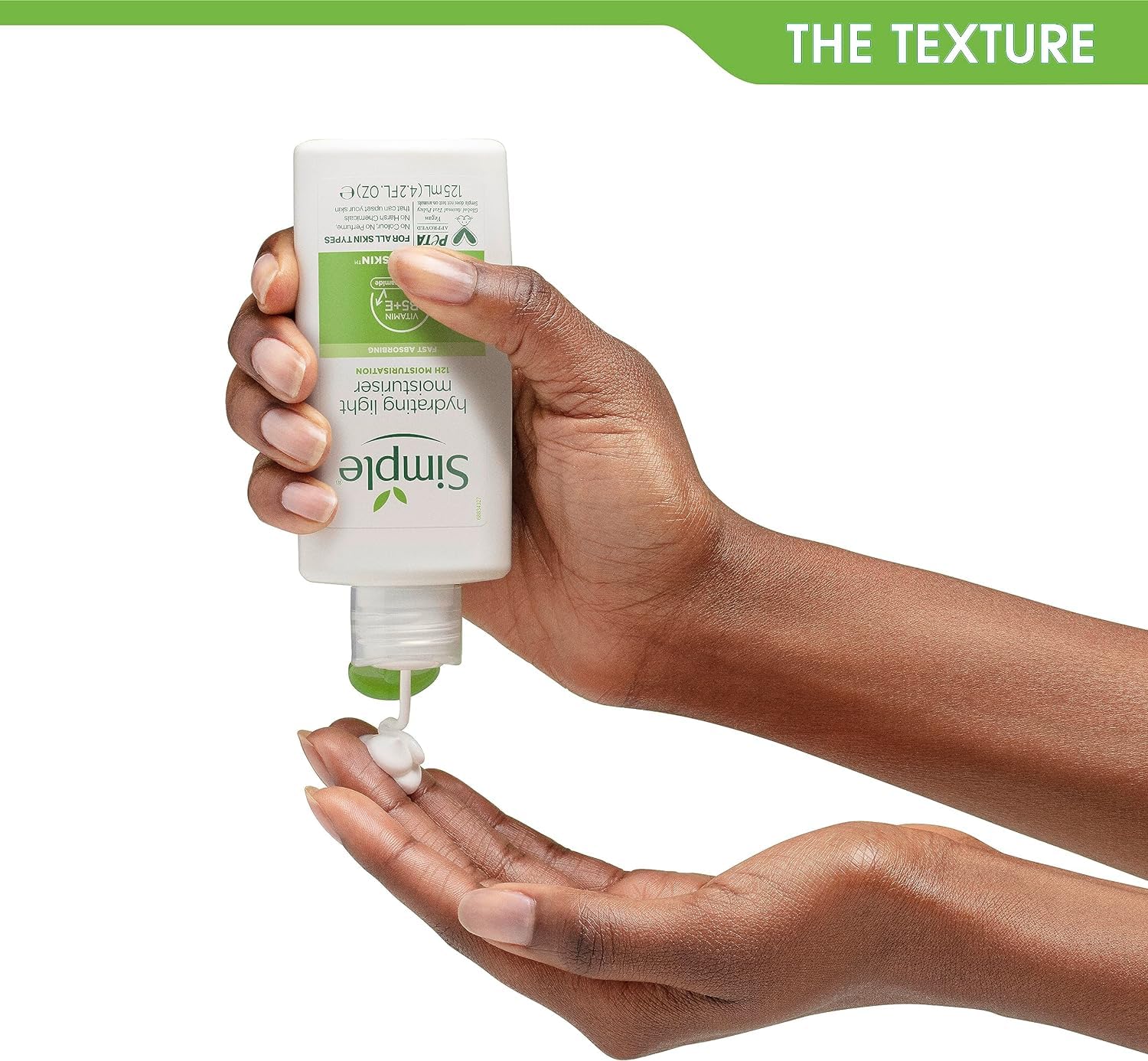 3 x 125mL | Simple Kind To Skin Hydrating Light Moisturiser 125ml | 12 Hrs Moisturisation | For All Skin Types | 3 Pack