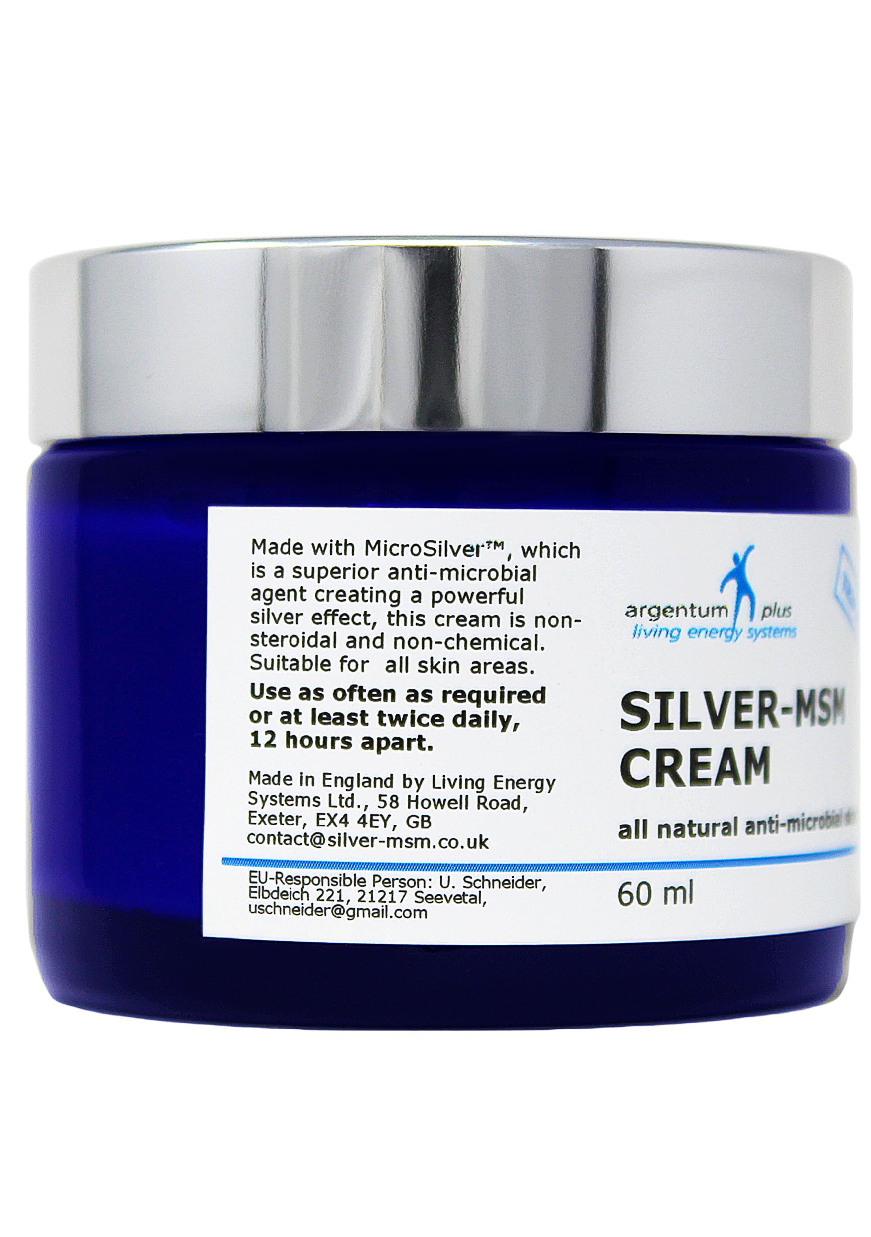 argentum plus - Colloidal Silver-MSM Cream 15 ml